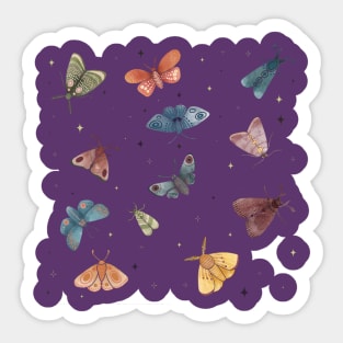 Magic Moths Sticker